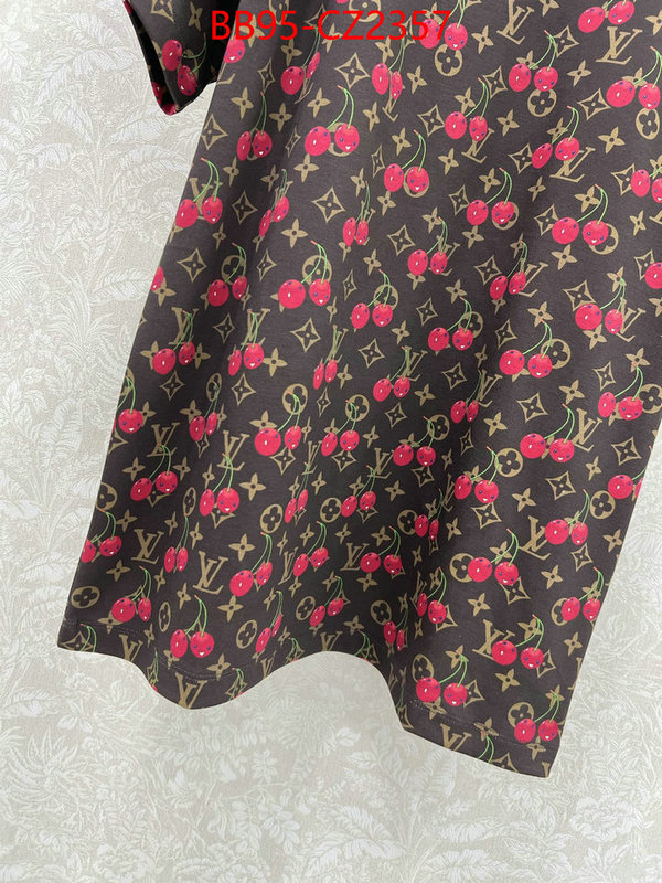 Clothing-LV top perfect fake ID: CZ2357 $: 95USD