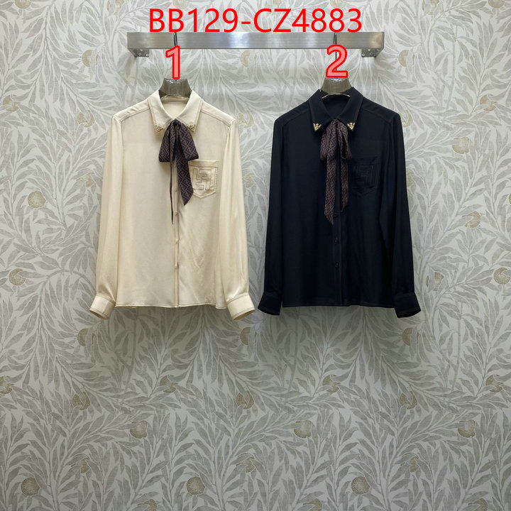 Clothing-Fendi top quality website ID: CZ4883 $: 129USD