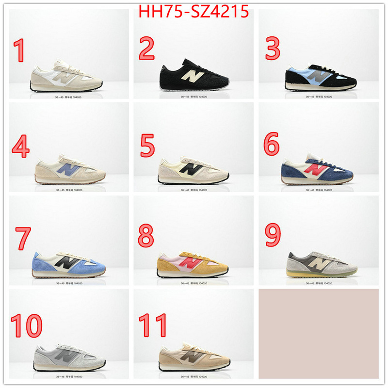 Men Shoes-New Balance where can you buy replica ID: SZ4215 $: 75USD