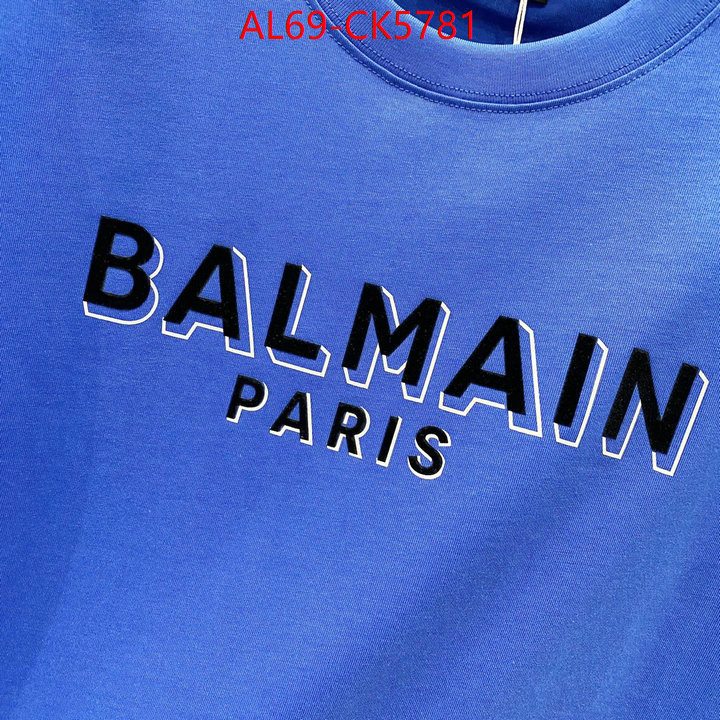 Clothing-Balmain high quality happy copy ID: CK5781 $: 69USD