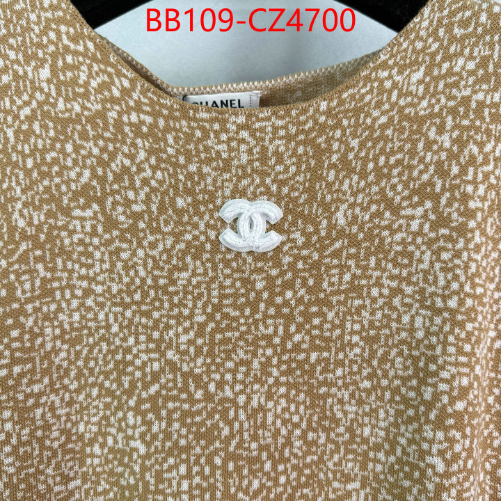 Clothing-Chanel what is a 1:1 replica ID: CZ4700 $: 109USD