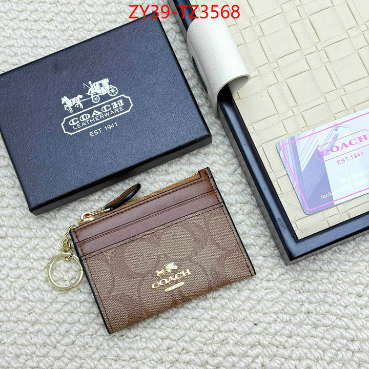 Coach Bags(4A)-Wallet high quality replica ID: TZ3568 $: 39USD,