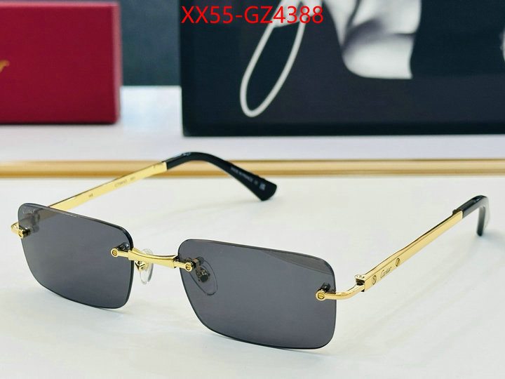 Glasses-Cartier top grade ID: GZ4388 $: 55USD