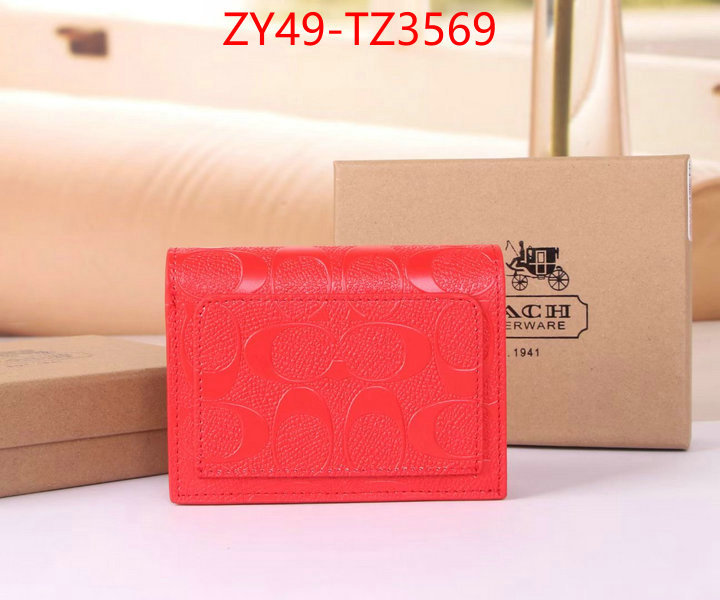 Coach Bags(4A)-Wallet what ID: TZ3569 $: 49USD,