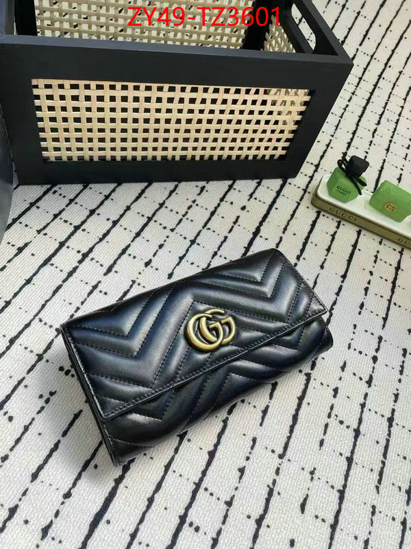 Gucci Bags(4A)-Wallet- is it illegal to buy dupe ID: TZ3601 $: 49USD,