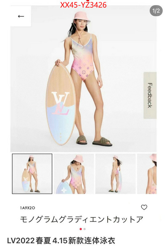 Swimsuit-LV online from china ID: YZ3426 $: 45USD