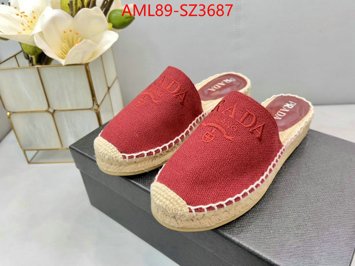 Women Shoes-Prada best fake ID: SZ3687 $: 89USD