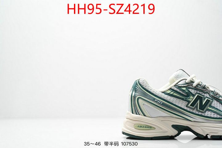 Women Shoes-New Balance new designer replica ID: SZ4219 $: 95USD