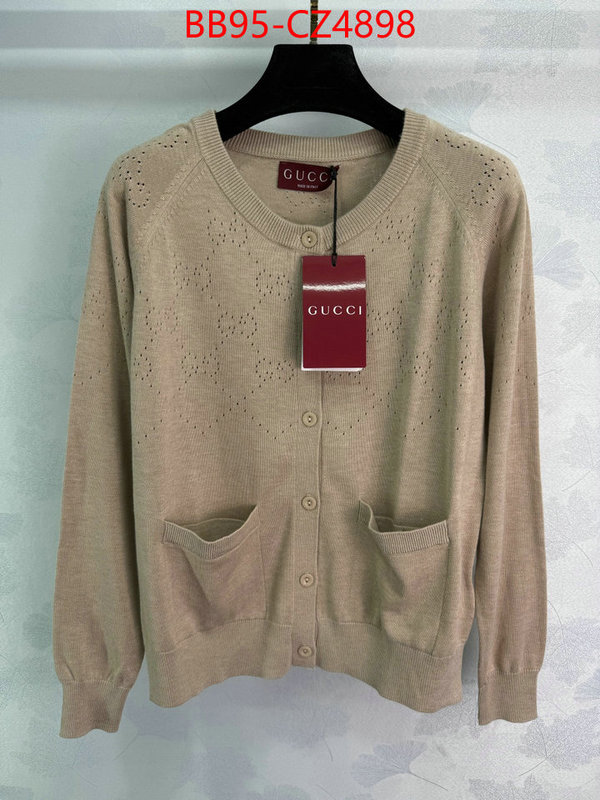 Clothing-Gucci top brands like ID: CZ4898 $: 95USD