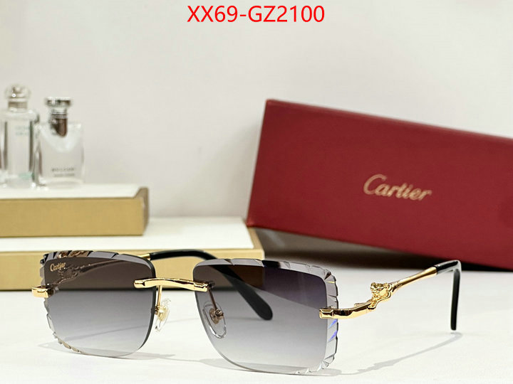 Glasses-Cartier designer wholesale replica ID: GZ2100 $: 69USD