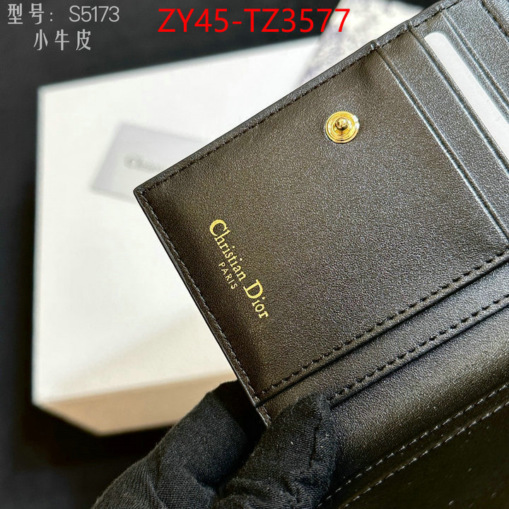 Dior Bags(4A)-Wallet- the highest quality fake ID: TZ3577 $: 45USD,
