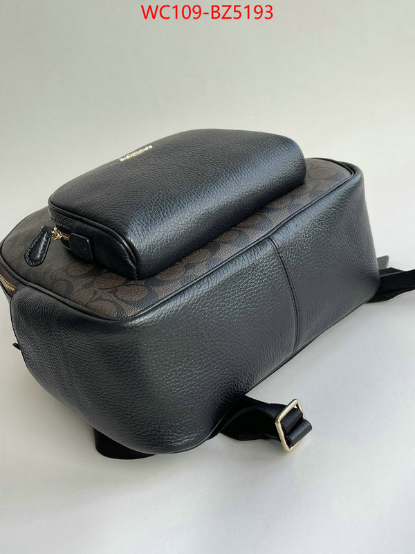 Coach Bags(4A)-Backpack- outlet 1:1 replica ID: BZ5193 $: 109USD,