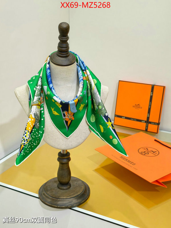 Scarf-Hermes designer fake ID: MZ5268 $: 69USD