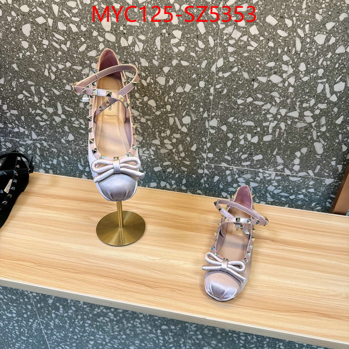 Women Shoes-Valentino aaaaa replica designer ID: SZ5353 $: 125USD