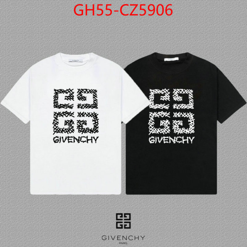Clothing-Givenchy customize best quality replica ID: CZ5906 $: 55USD