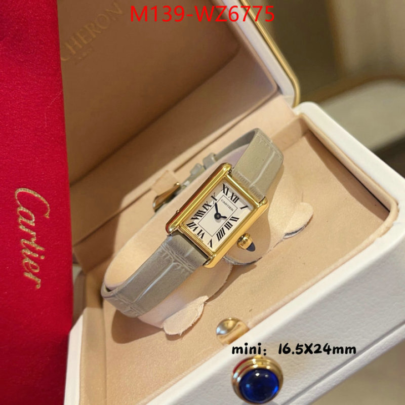 Watch(4A)-Cartier is it illegal to buy dupe ID: WZ6775 $: 139USD