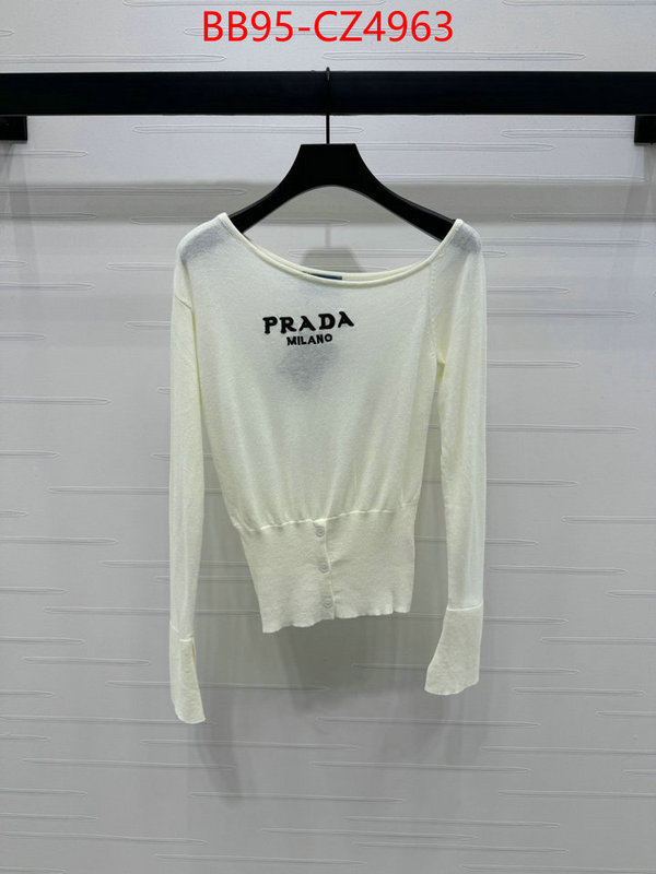 Clothing-Prada customize best quality replica ID: CZ4963 $: 95USD