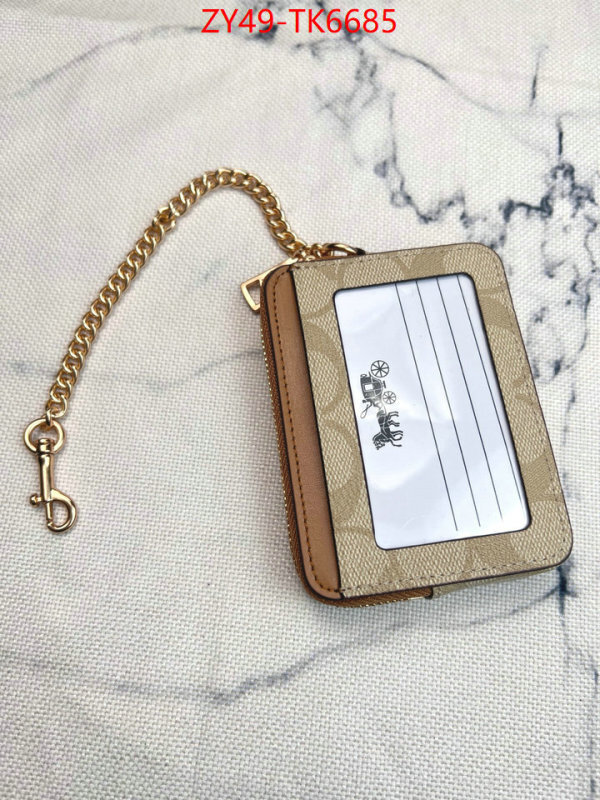 Coach Bags(4A)-Wallet sellers online ID: TK6685 $: 49USD,