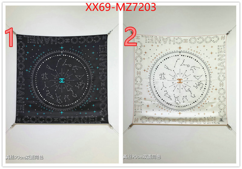 Scarf-Chanel replica for cheap ID: MZ7203 $: 69USD