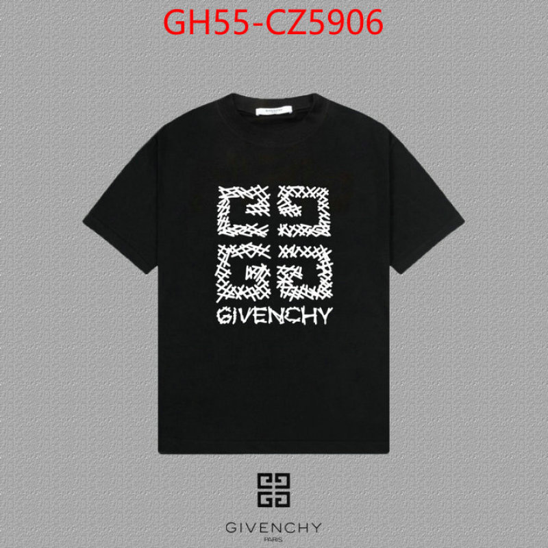 Clothing-Givenchy customize best quality replica ID: CZ5906 $: 55USD