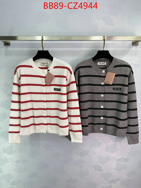 Clothing-MIU MIU styles & where to buy ID: CZ4944 $: 89USD