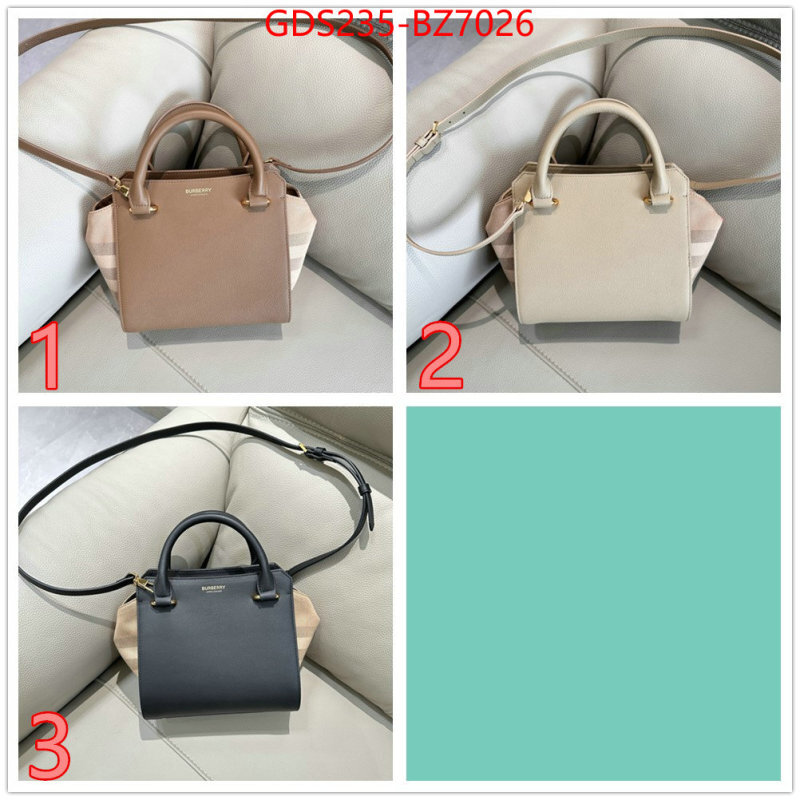 Burberry Bags(TOP)-Crossbody- first copy ID: BZ7026 $: 235USD,