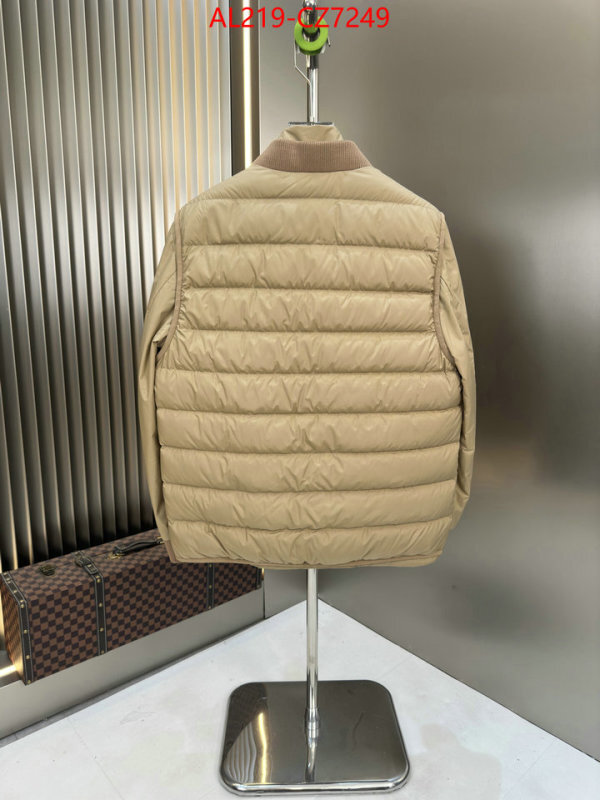 Down jacket Men-Moncler luxury fashion replica designers ID: CZ7249 $: 219USD