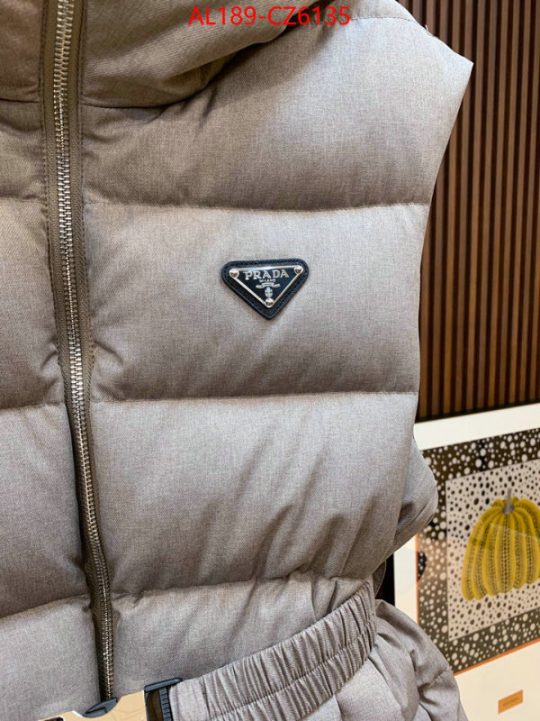 Down jacket Women-Prada buy best quality replica ID: CZ6135 $: 189USD