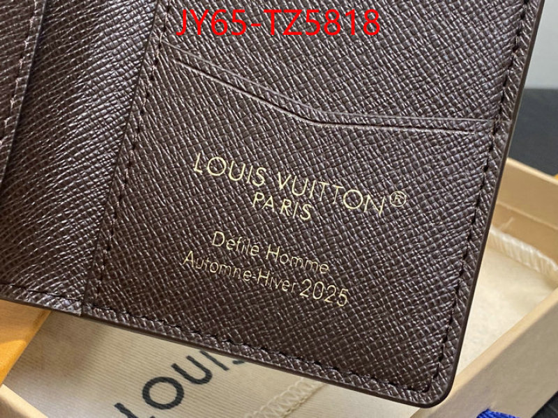 LV Bags(TOP)-Wallet sell online luxury designer ID: TZ5818 $: 65USD,