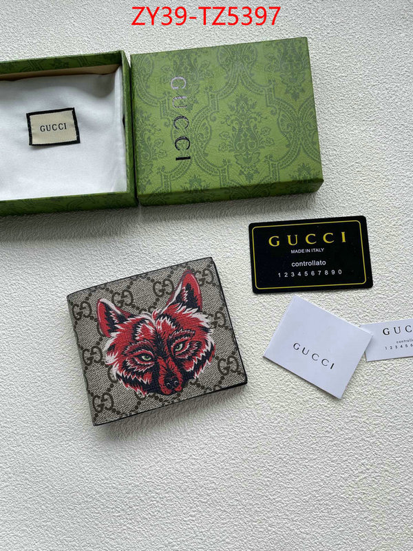 Gucci Bags(4A)-Wallet- exclusive cheap ID: TZ5397 $: 39USD,