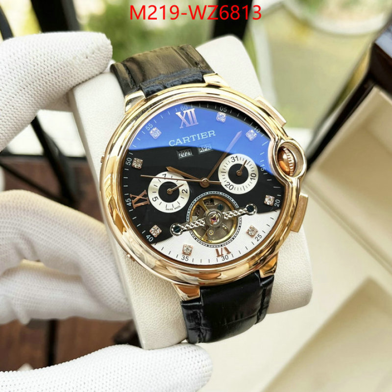 Watch(TOP)-Cartier luxury cheap ID: WZ6813 $: 219USD