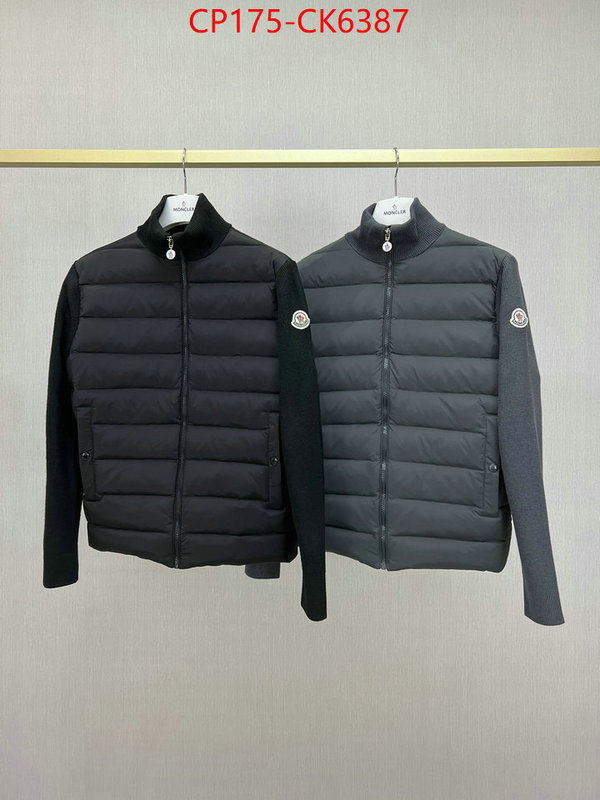 Down jacket Men-Moncler cheap wholesale ID: CK6387 $: 175USD