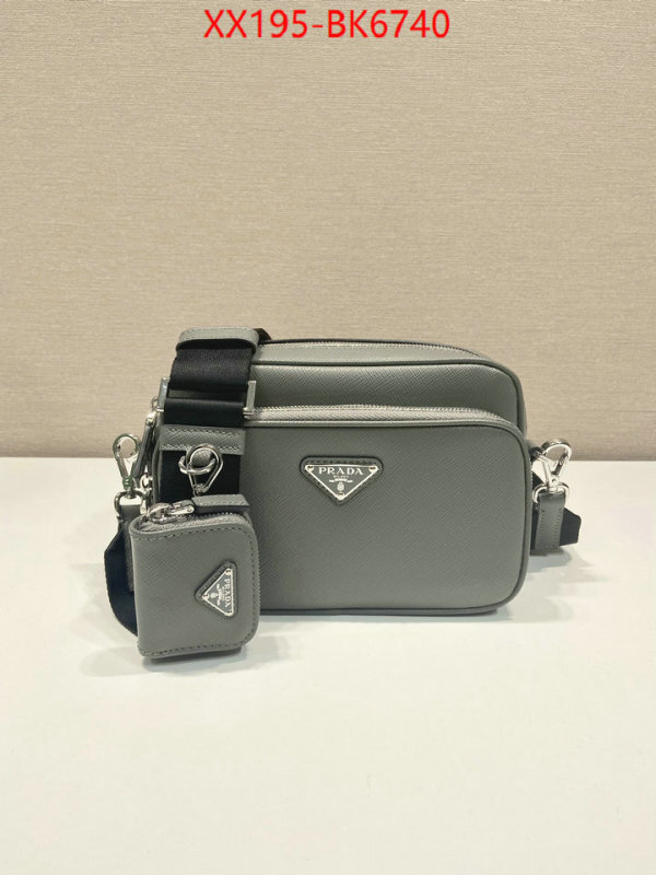 Prada Bags(TOP)-Crossbody- aaaaa+ replica designer ID: BK6740 $: 195USD,