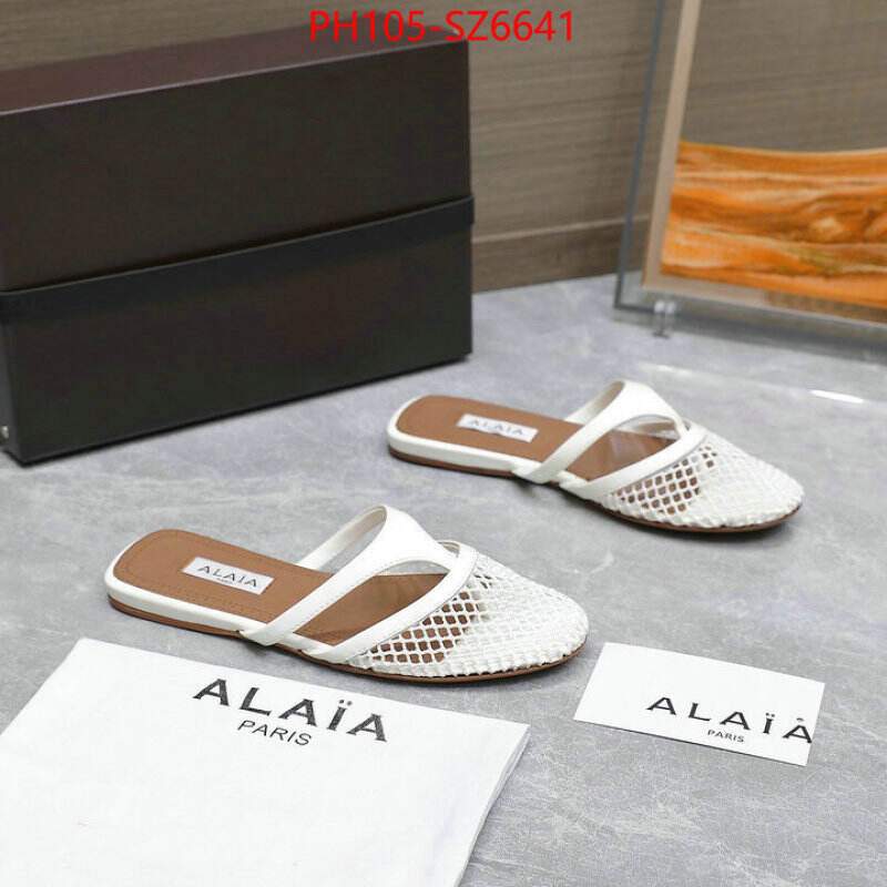 Women Shoes-ALAIA aaaaa+ quality replica ID: SZ6641 $: 105USD