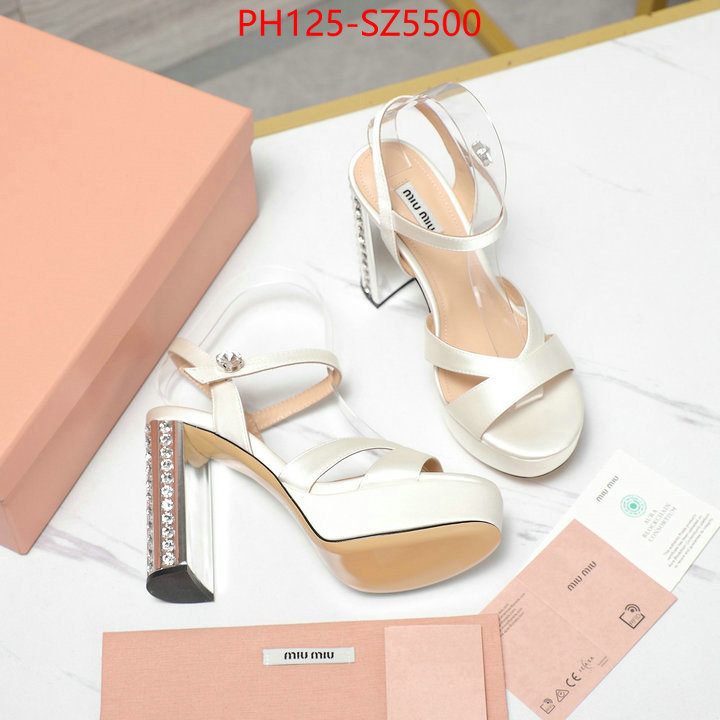 Women Shoes-Miu Miu wholesale designer shop ID: SZ5500 $: 125USD