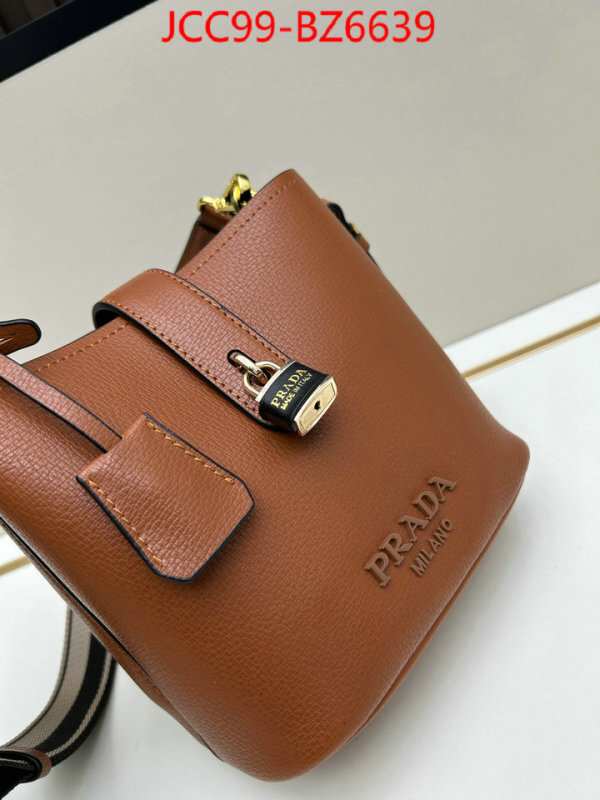 Prada Bags(4A)-bucket bag luxury 7 star replica ID: BZ6639 $: 99USD,