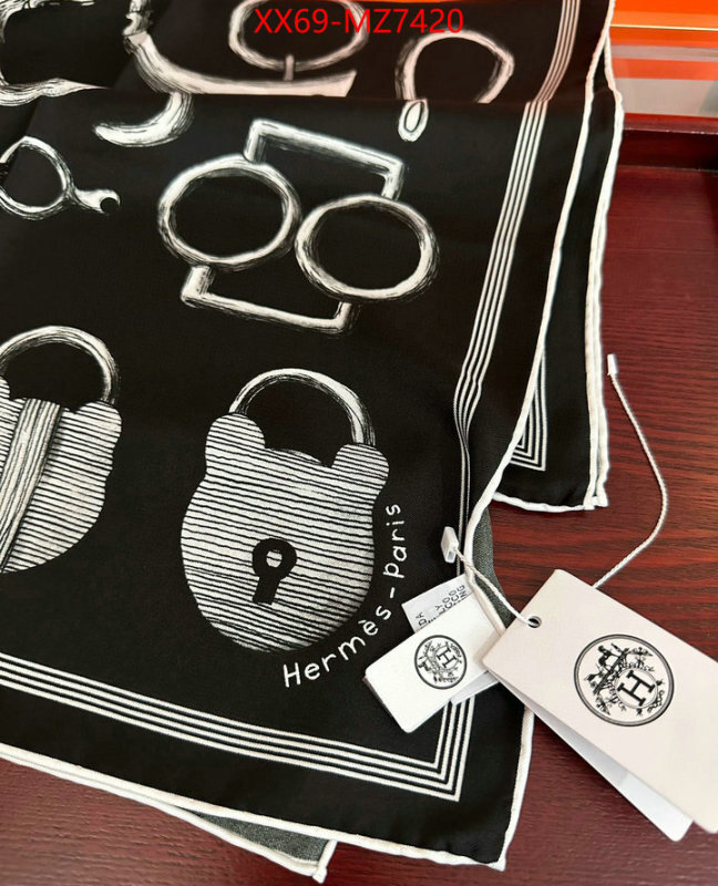Scarf-Hermes replcia cheap from china ID: MZ7420 $: 69USD
