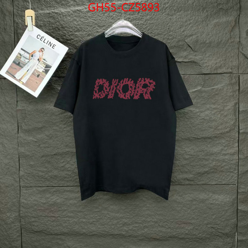 Clothing-Dior 2024 perfect replica designer ID: CZ5893 $: 55USD