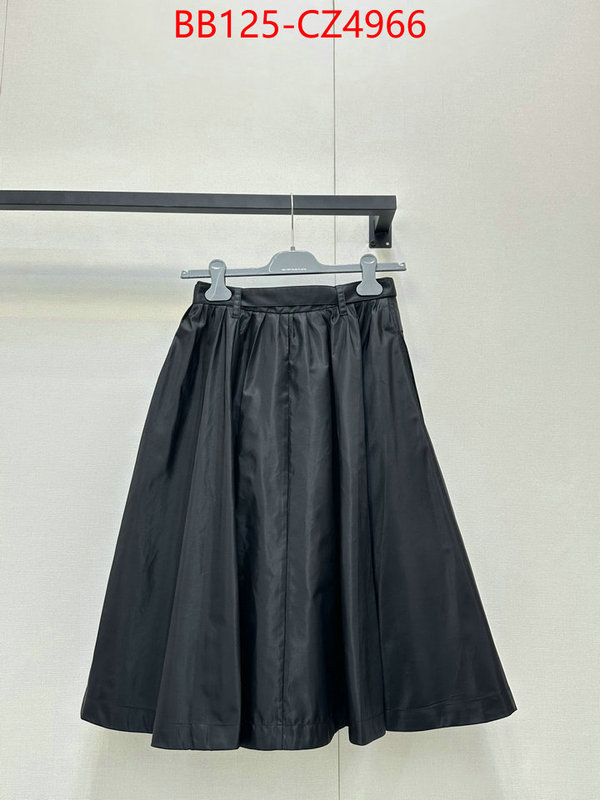 Clothing-Prada the quality replica ID: CZ4966 $: 125USD