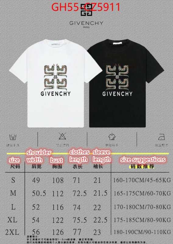 Clothing-Givenchy practical and versatile replica designer ID: CZ5911 $: 55USD