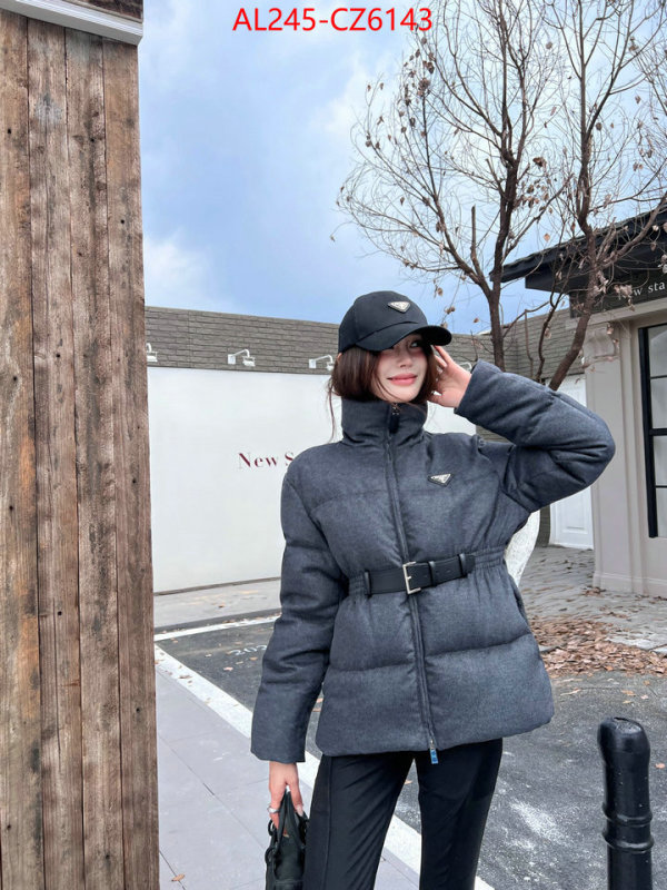 Down jacket Women-Prada fake high quality ID: CZ6143 $: 245USD