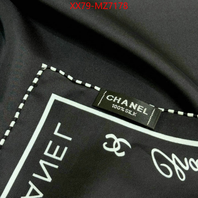 Scarf-Chanel the highest quality fake ID: MZ7178 $: 79USD