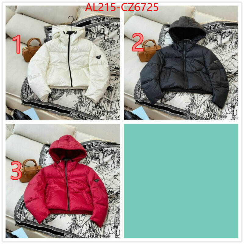 Down jacket Women-Prada replcia cheap from china ID: CZ6725 $: 215USD