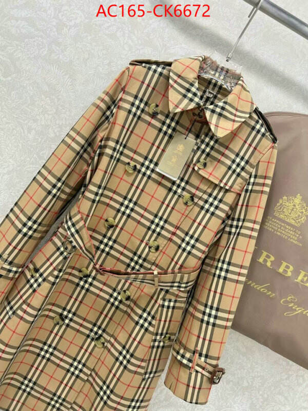 Clothing-Burberry replica best ID: CK6672 $: 165USD