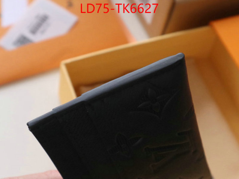 LV Bags(TOP)-Wallet best luxury replica ID: TK6627 $: 75USD,