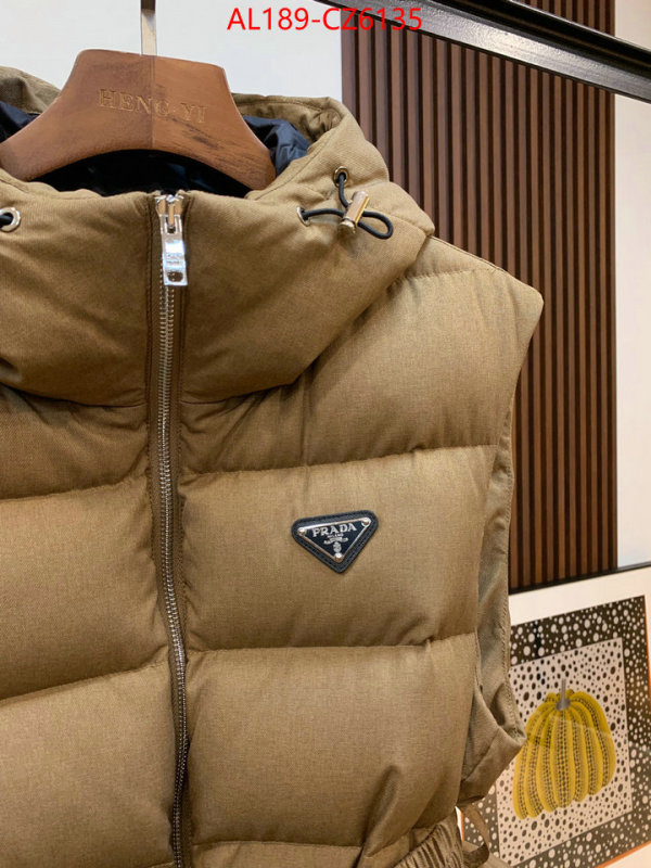 Down jacket Women-Prada buy best quality replica ID: CZ6135 $: 189USD