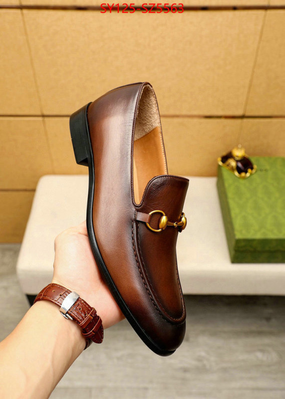 Men Shoes-Gucci designer 7 star replica ID: SZ5563 $: 125USD