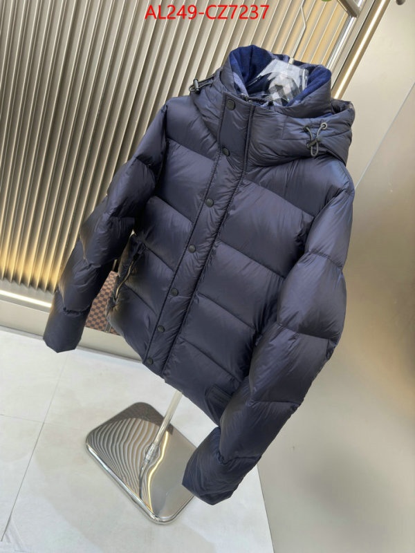 Down jacket Men-Burberry replica 1:1 high quality ID: CZ7237 $: 249USD
