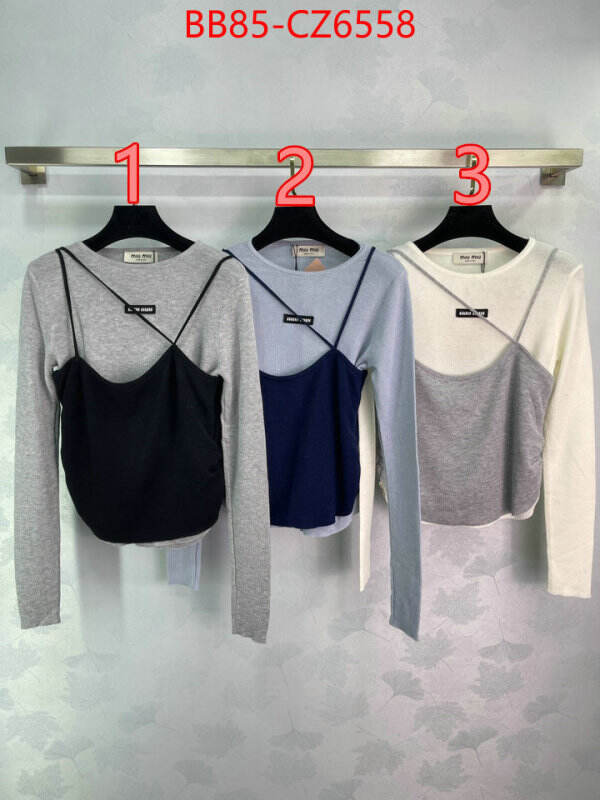 Clothing-MIU MIU where to buy ID: CZ6558 $: 85USD