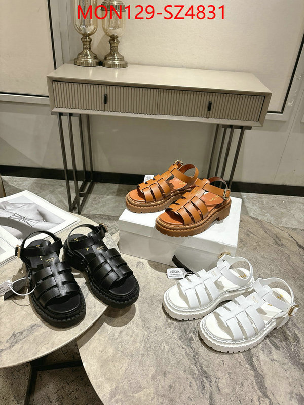 Women Shoes-Prada highest quality replica ID: SZ4831 $: 129USD